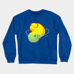 Rubber Ducky Drowning - A Sad Story in 3 Blubbs Crewneck Sweatshirt